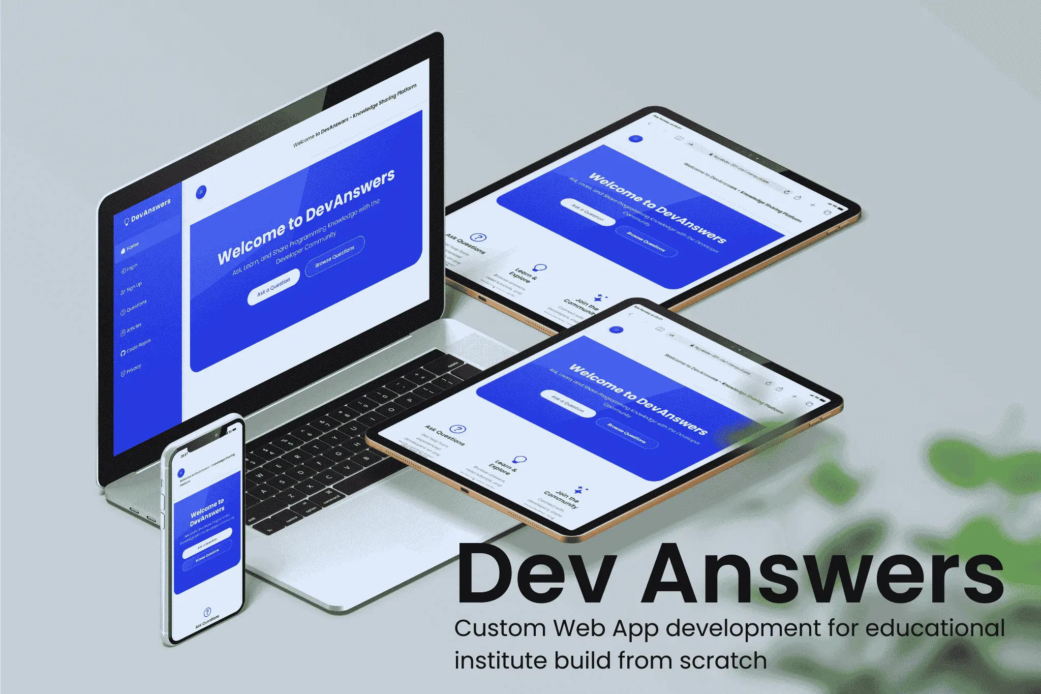 Dev Answers Web Develop